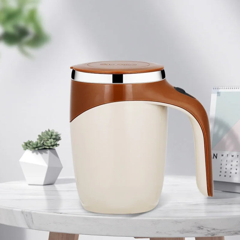 AUTOMATIC STIRRING COFFEE MUG