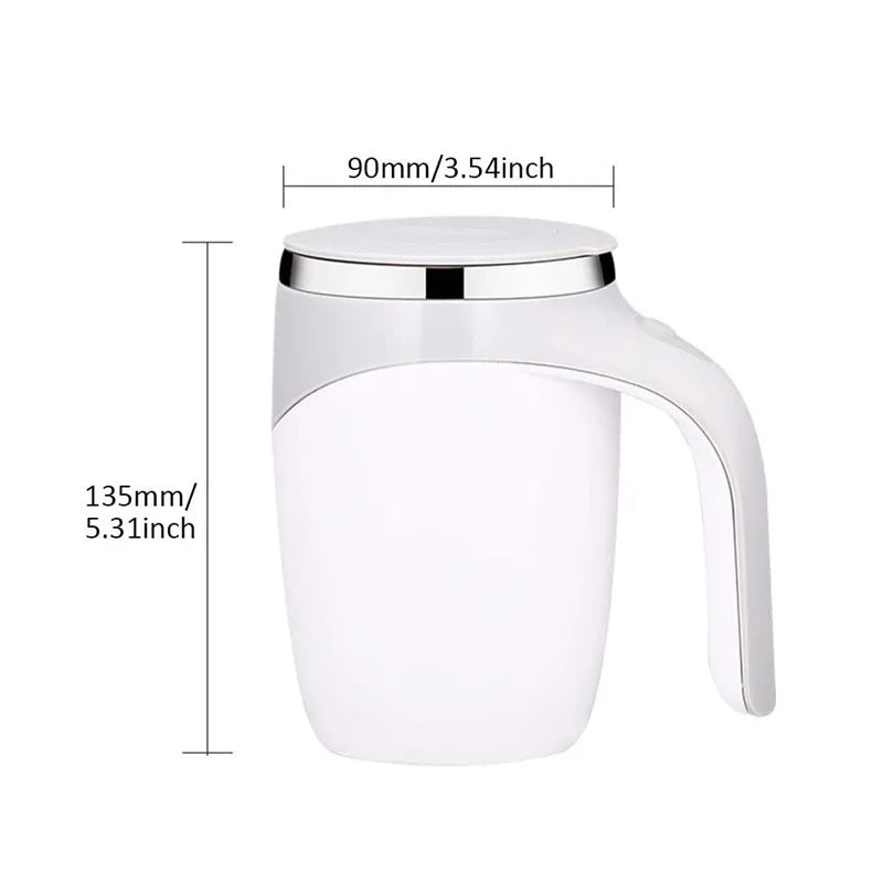 AUTOMATIC STIRRING COFFEE MUG