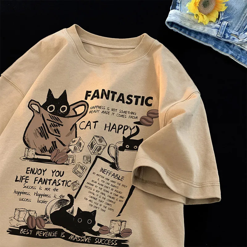 OVER SIZED T-SHIRT CAT VERSION