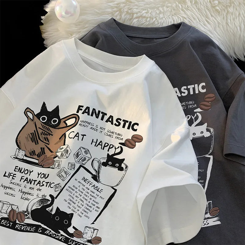 OVER SIZED T-SHIRT CAT VERSION