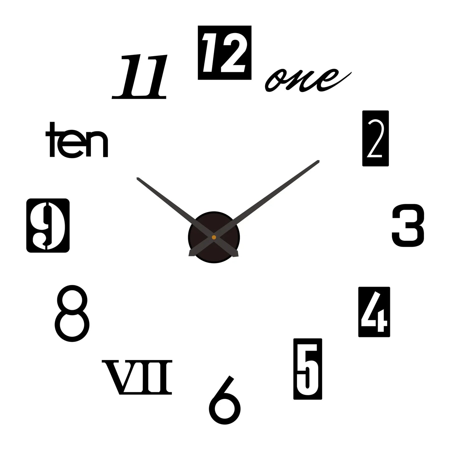 DIY MODERN WALL CLOCK