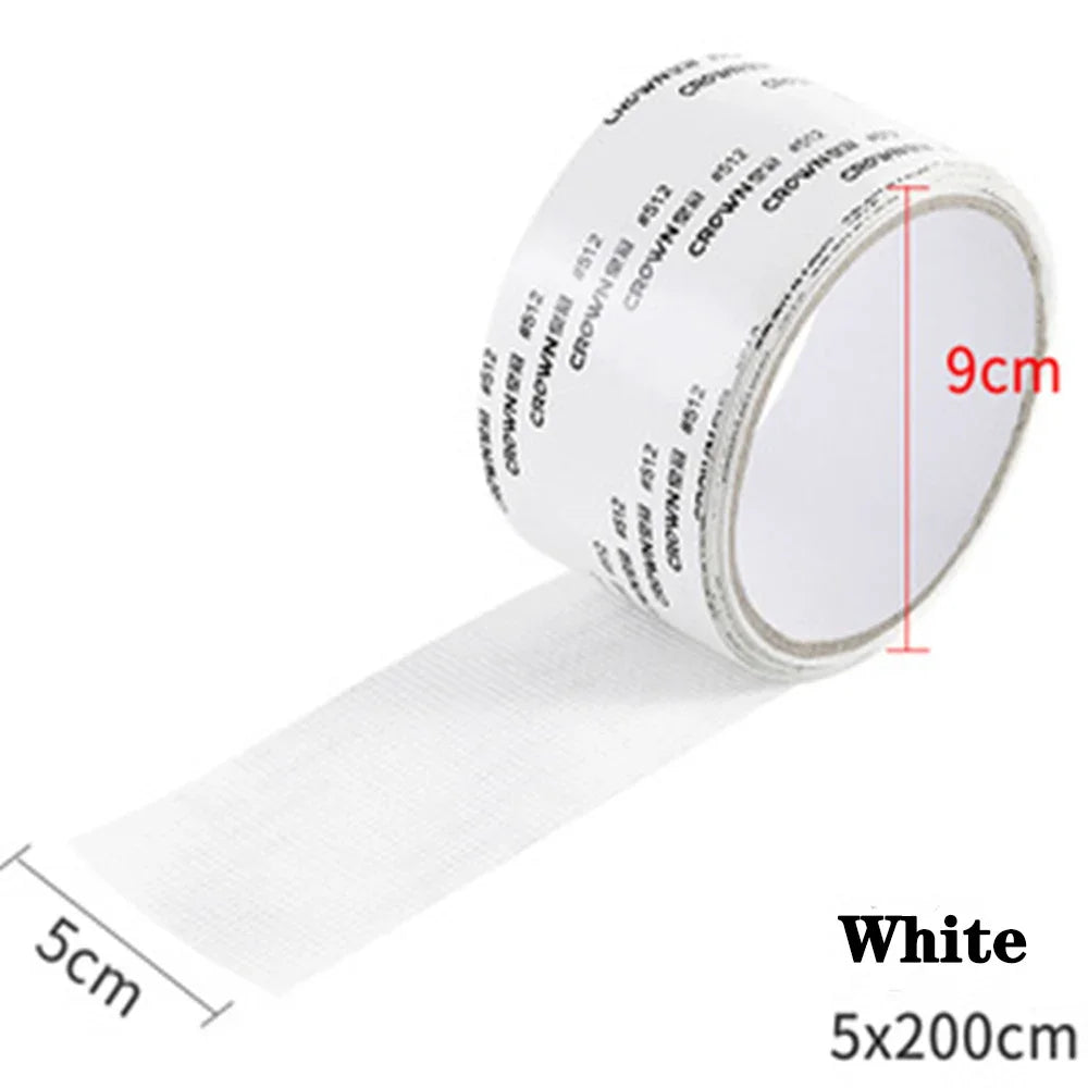 SELF ADHESIVE MESH TAPE FOR WINDOW REPAIR 10M X 10CM