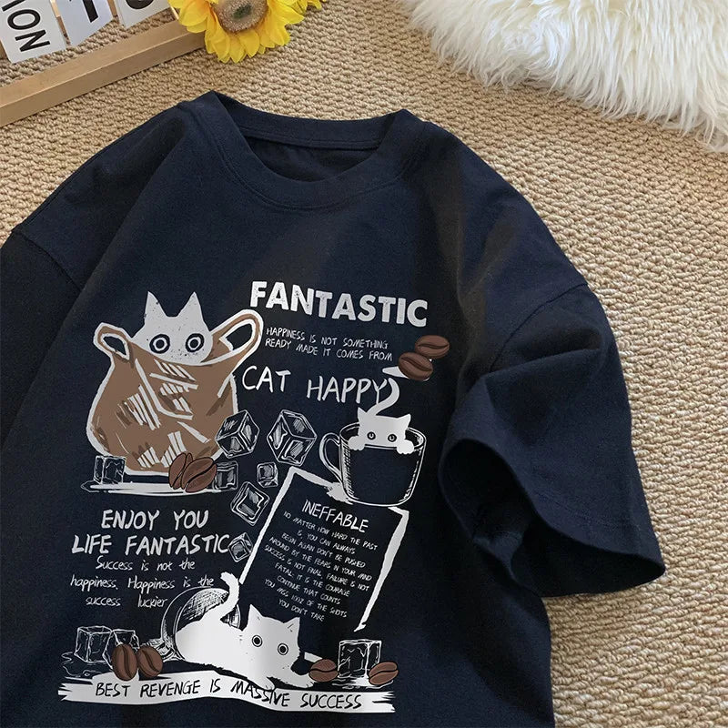 OVER SIZED T-SHIRT CAT VERSION