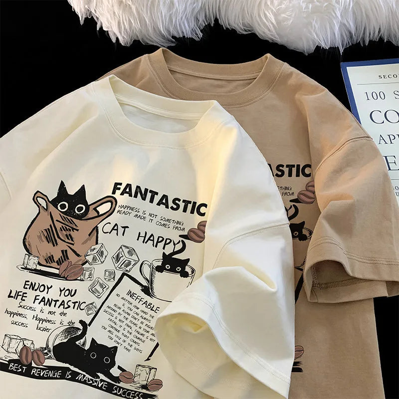 OVER SIZED T-SHIRT CAT VERSION