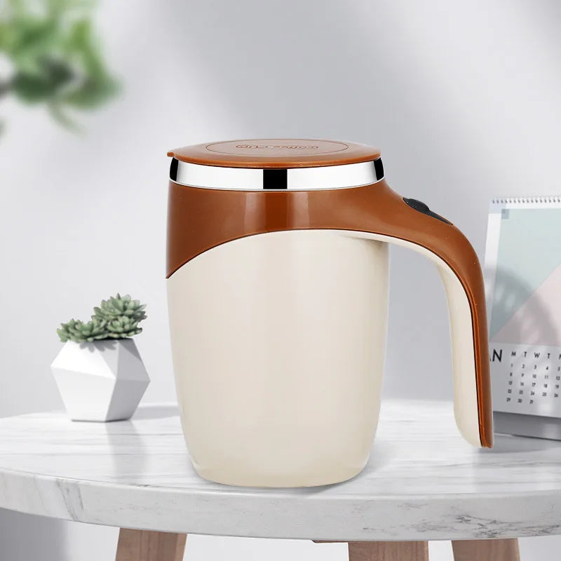 AUTOMATIC STIRRING COFFEE MUG