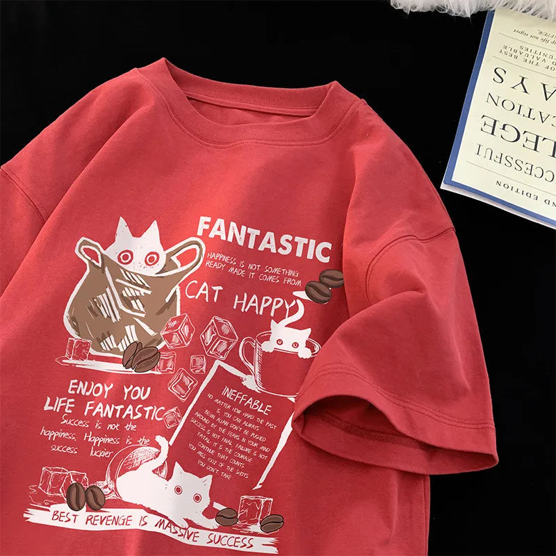 OVER SIZED T-SHIRT CAT VERSION