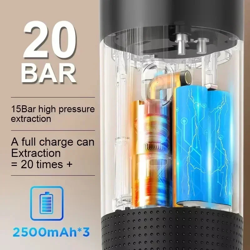 PORTABLE COFFEE MAKER 3 IN 1 FOR TRAVELLER'S