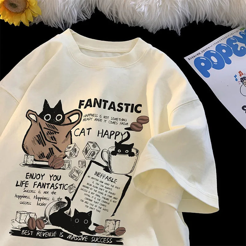 OVER SIZED T-SHIRT CAT VERSION