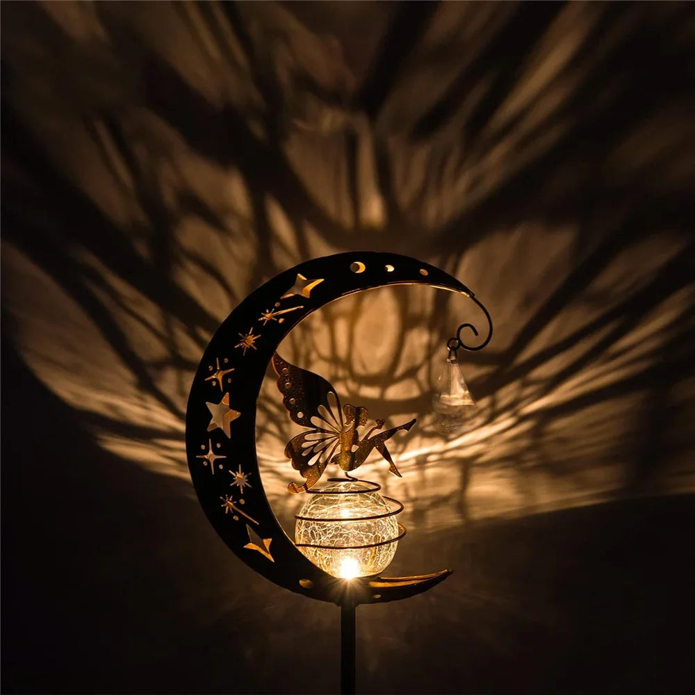 Outdoor Decorative Moon Fairy Angel Decor