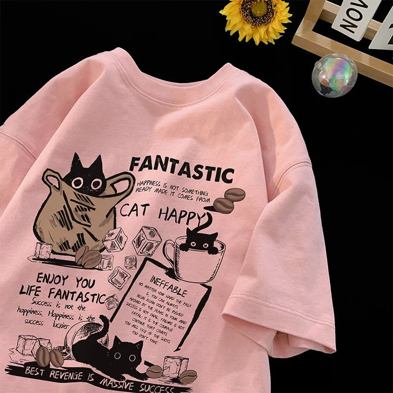 OVER SIZED T-SHIRT CAT VERSION