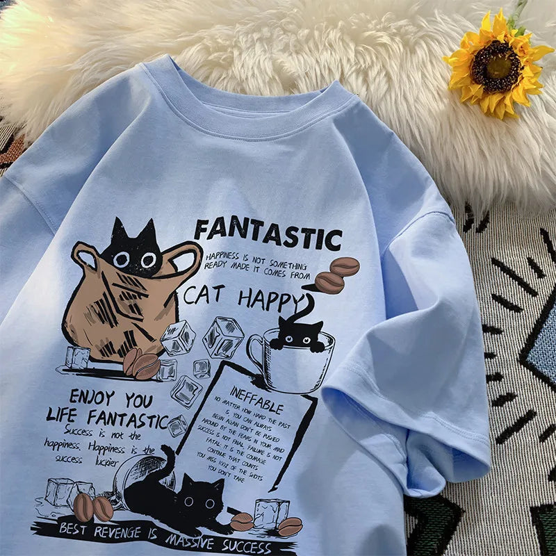 OVER SIZED T-SHIRT CAT VERSION