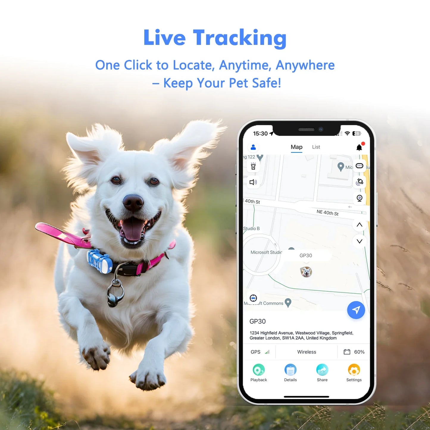 TRACKING DEVICE FOR PETS