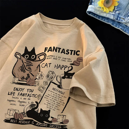OVER SIZED T-SHIRT CAT VERSION