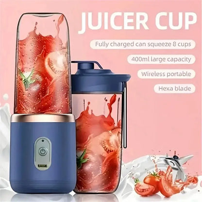 PORTABLE BLENDER WITH MULTIFUNCTIONAL 6 BLADES