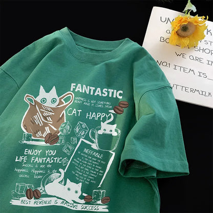 OVER SIZED T-SHIRT CAT VERSION