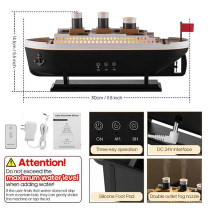 Titanic Ship Model Air Humidifier 250ml