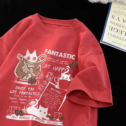 OVER SIZED T-SHIRT CAT VERSION