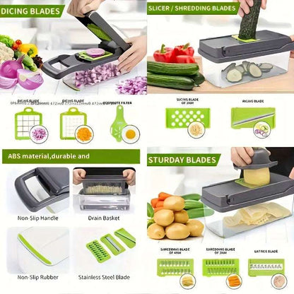 Multifunctional Vegetable Chopper [16-in-1]